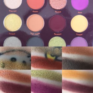 Colourpop FALL EDIT swatches