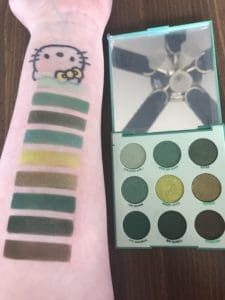 colourpop just my luck swatches