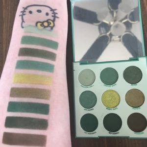 Colourpop Just My Luck palette Swatches