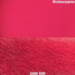 swatch of Colourpop SAND BAR pressed pigment