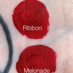 Swatch Comparison: Melonade vs Ribbon