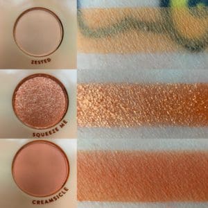 Colourpop Orange You Glad? swatches