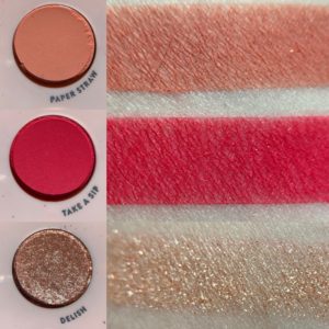Strawberry Shake Palette Swatches