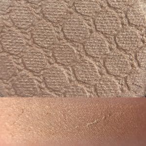 Colourpop ACORN Super Shock Shadow swatch and photo
