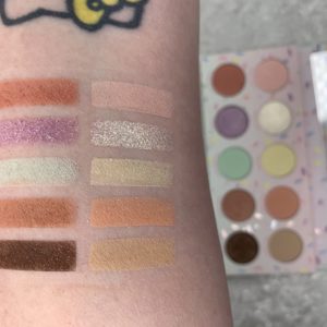 Colourpop x Candy Land Collaboration Swatches