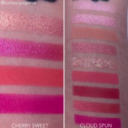 COLOURPOP eye shadow palette comparisons (CHERRY SWEET VS CLOUD SPUN)
