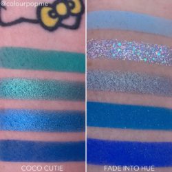 COLOURPOP eye shadow palette comparisons (COCO CUTIE, FADE INTO HUE)