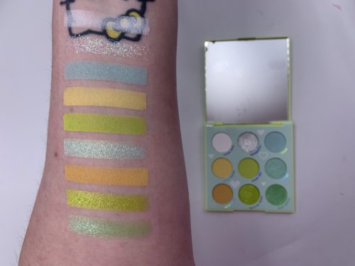 Colourpop AURA & OUT palette and swatches