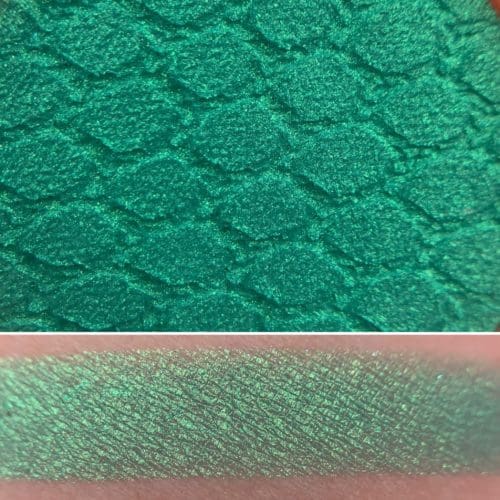Colourpop UNDER THE SEA Super Shock Shadow Swatch and Photo from the Disney Heart of Gold vault