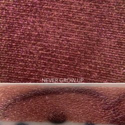 Colourpop NEVER GROW UP Super Shock Shadow swatch and photo