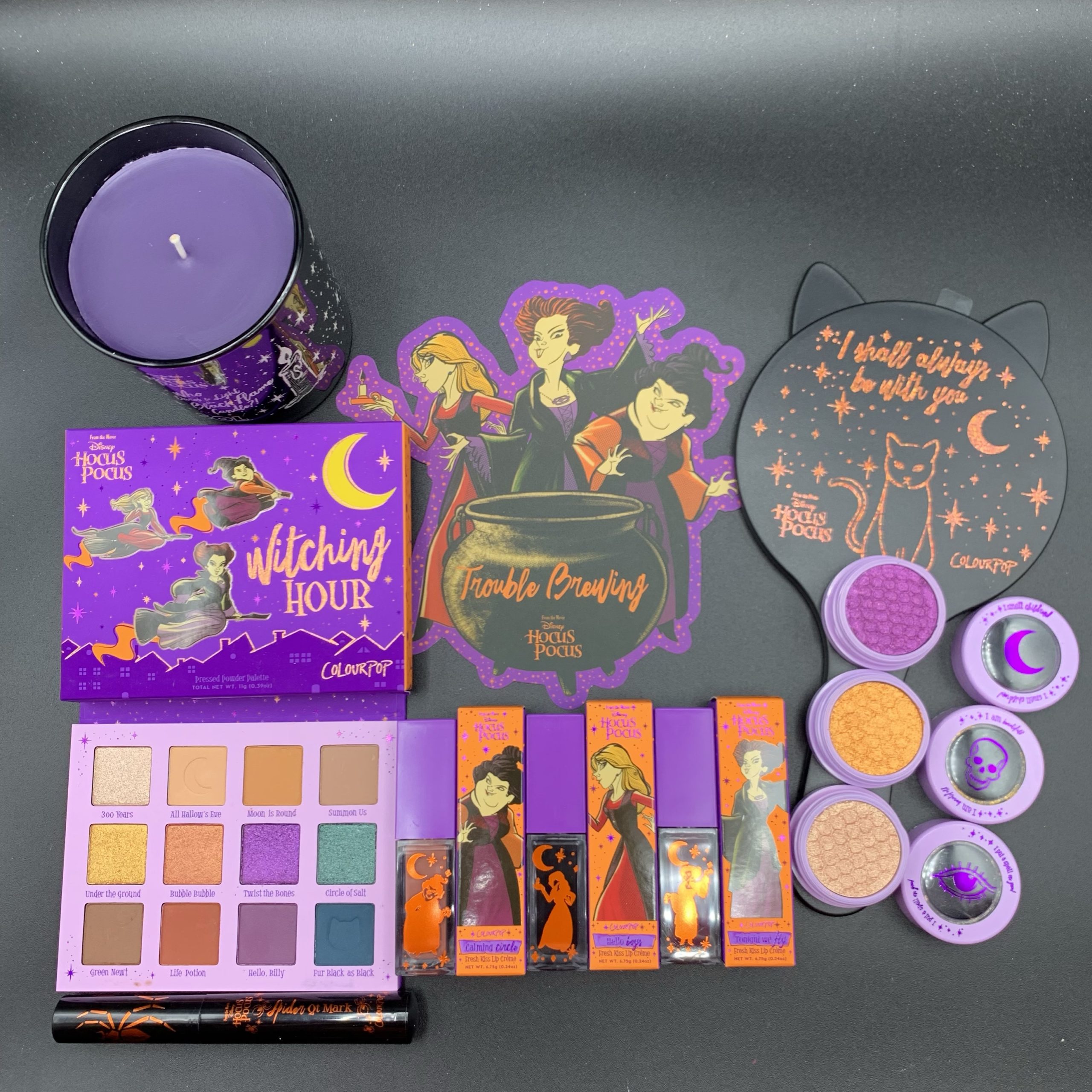 ColourPop x Hocus Pocus The Witching authentic Hour Collection