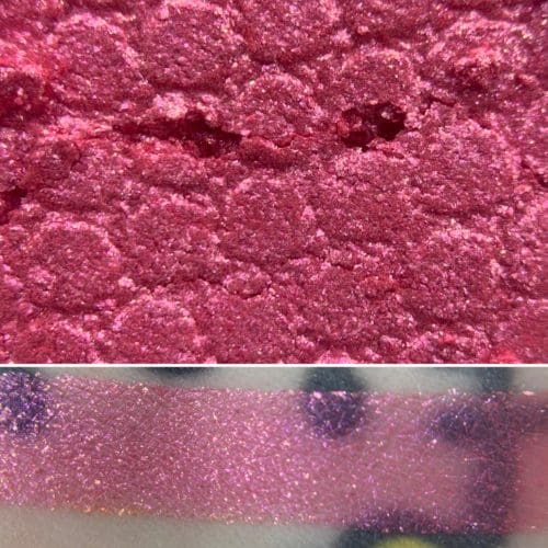Colourpop PEEPS PINK Super Shock Shadow swatch and photo