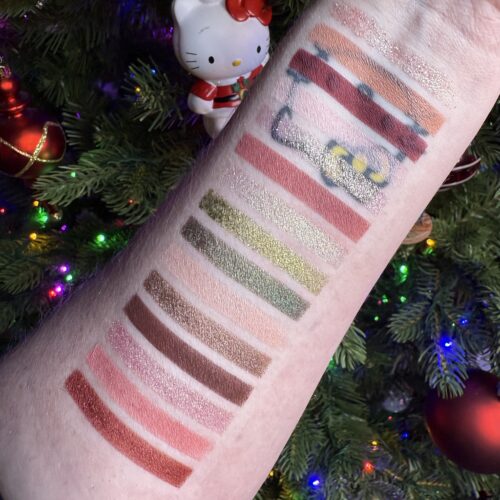Colourpop x The Grinch Palette Swatches