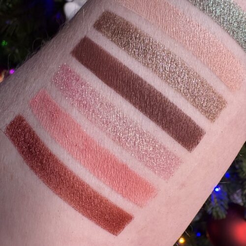 Colourpop x The Grinch Palette Swatches