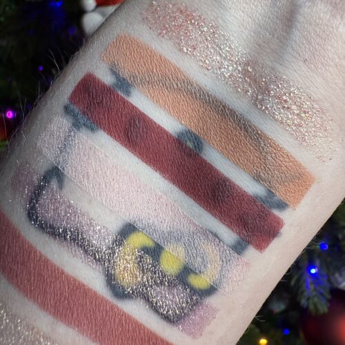 Colourpop x The Grinch Palette Swatches