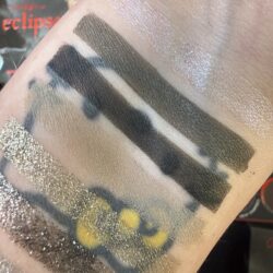 Colourpop x Eclipse palette swatches